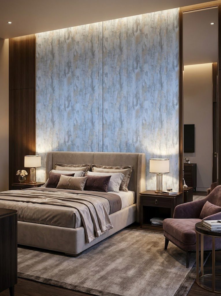 Marble UV Sheets design MS 609, installed