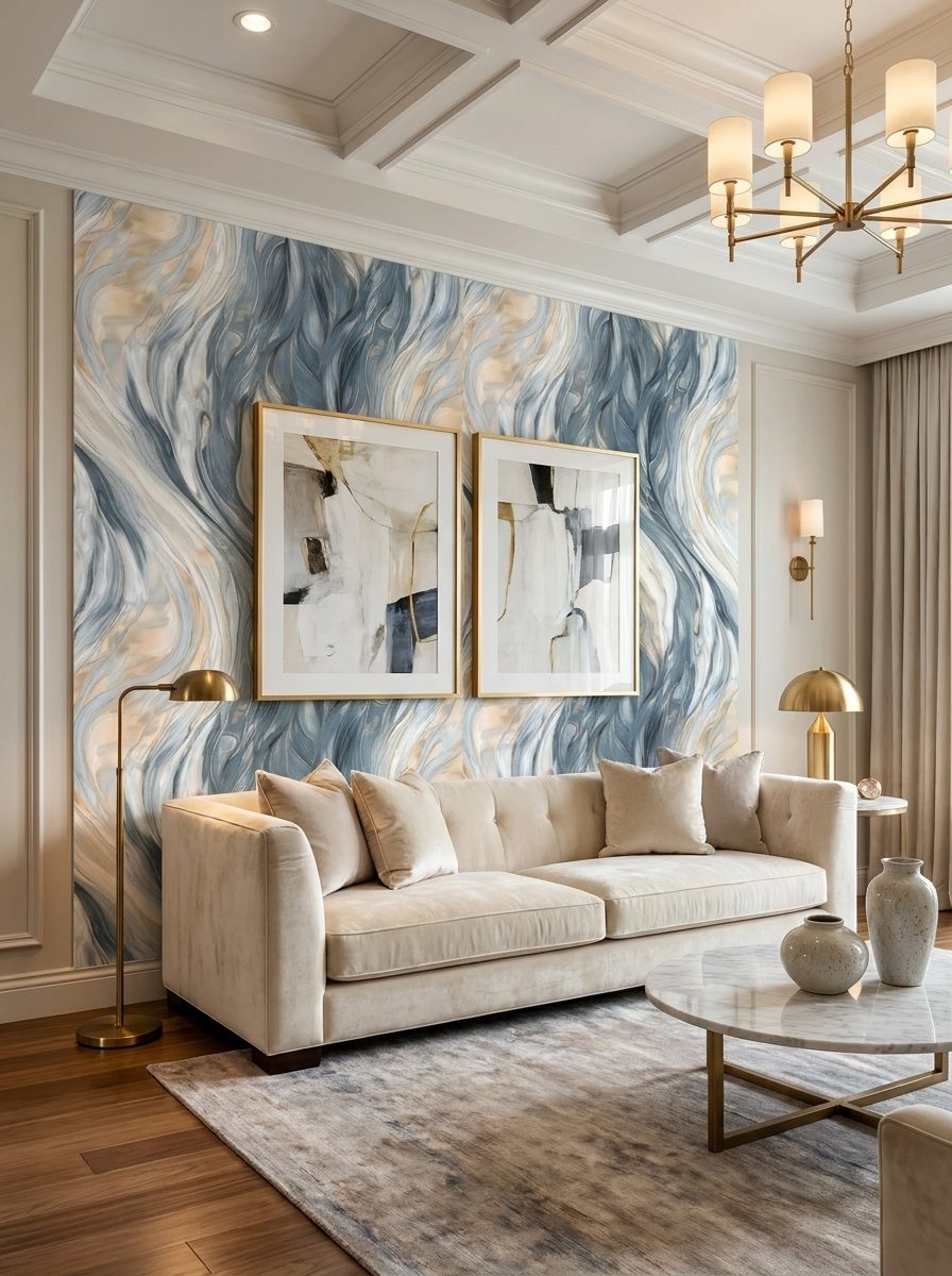Marble UV Sheets design MS 812, installed