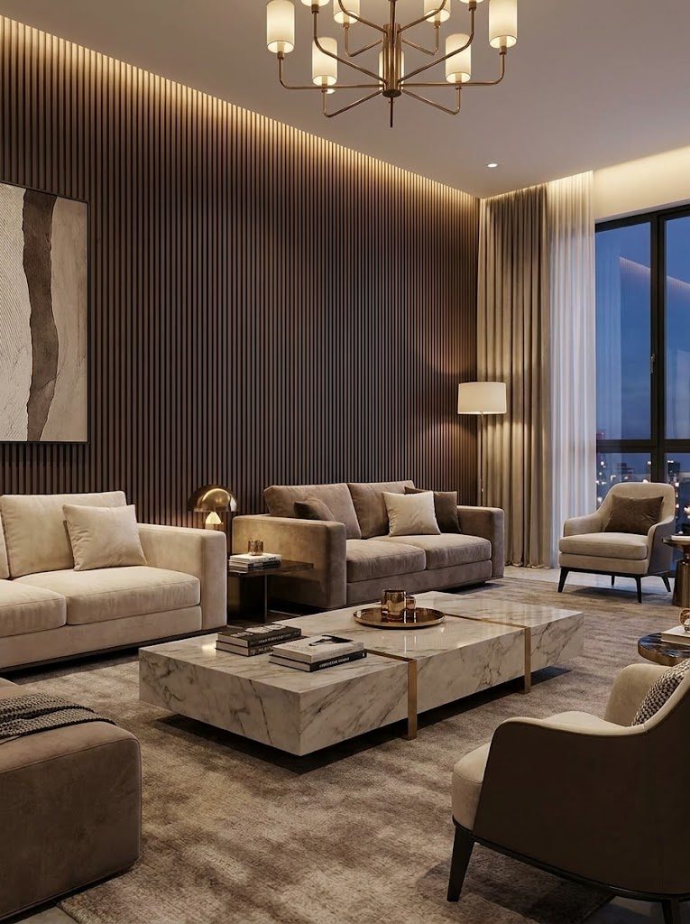 WPC Wall Panels design F2 P002, installed