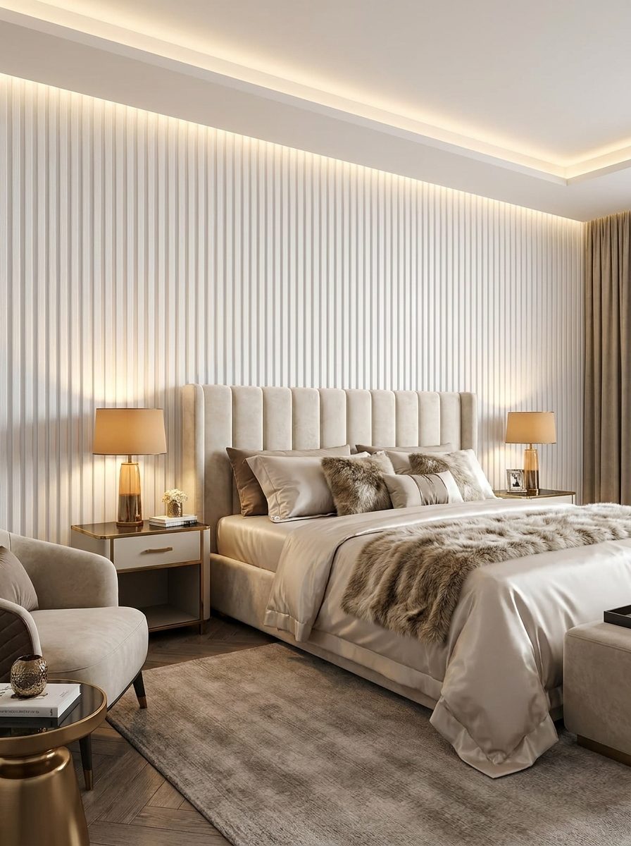 WPC Wall Panels design F2 T001, installed
